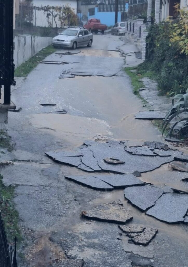 Θάσος : Καταστροφές από την κακοκαιρία ADEL σε Παναγία-Ποταμιά