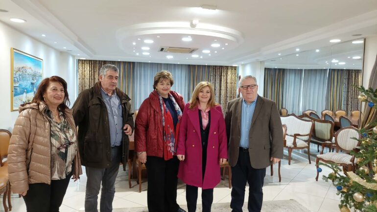 Επίσκεψη της ΔΕΕΠ ΝΔ Καβάλας στον Αντιπεριφερειάρχη Θ. Μαρκόπουλο