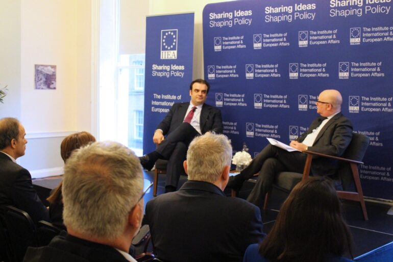 Κ. Πιερρακάκης από το Δουβλίνο: «Θέλουμε μία ενιαία ευρωπαϊκή αγορά»