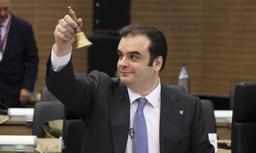 Ο Κυριάκος Πιερρακάκης στο Eurogroup στη Λευκωσία