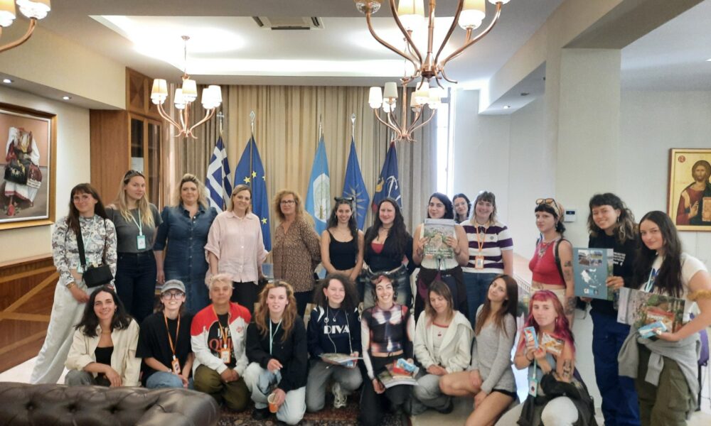 Σέρρες – Νέες από Ελλάδα, Ισπανία, Γαλλία και Γερμανία στο Δημαρχείο Σερρών