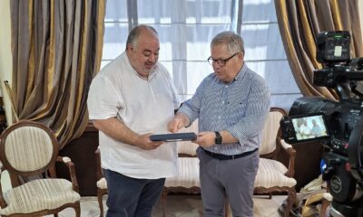 Alt text εικόνας: Συνάντηση του Αντιπεριφερειάρχη Καβάλας με τον Πρόεδρο του ΓΕΩΤΕΕ