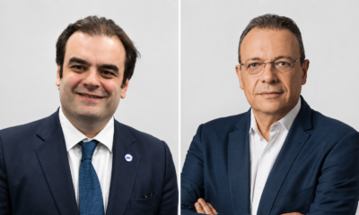 Ο Κυριάκος Πιερρακάκης στη Βουλή κατά την παρέμβασή του προς τον Σωκράτη Φάμελλο