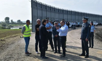 Έβρος – Επίσκεψη Μιχάλη Χρυσοχοΐδη στον φράχτη και στις συνοριακές υπηρεσίες