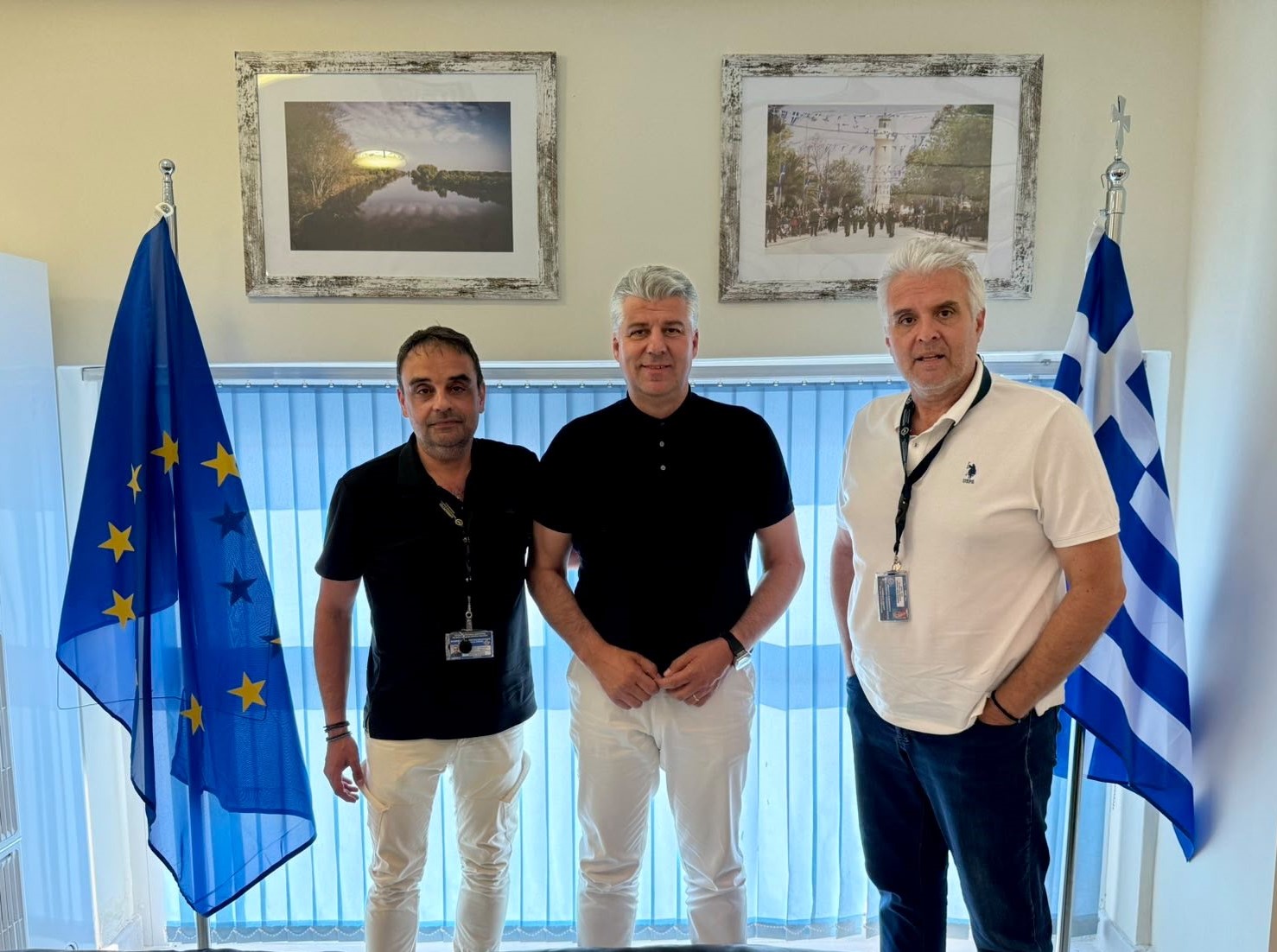 Ο Περιφερειάρχης ΑΜΘ Χριστόδουλος Τοψίδης στο Αεροδρόμιο Αλεξανδρούπολης Δημόκριτος