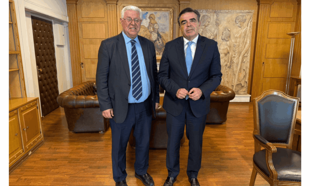 Ο Γιάννης Πασχαλίδης σε συνάντηση με τον Υπουργό Αγροτικής Ανάπτυξης και Τροφίμων Μαργαρίτη Σχοινά