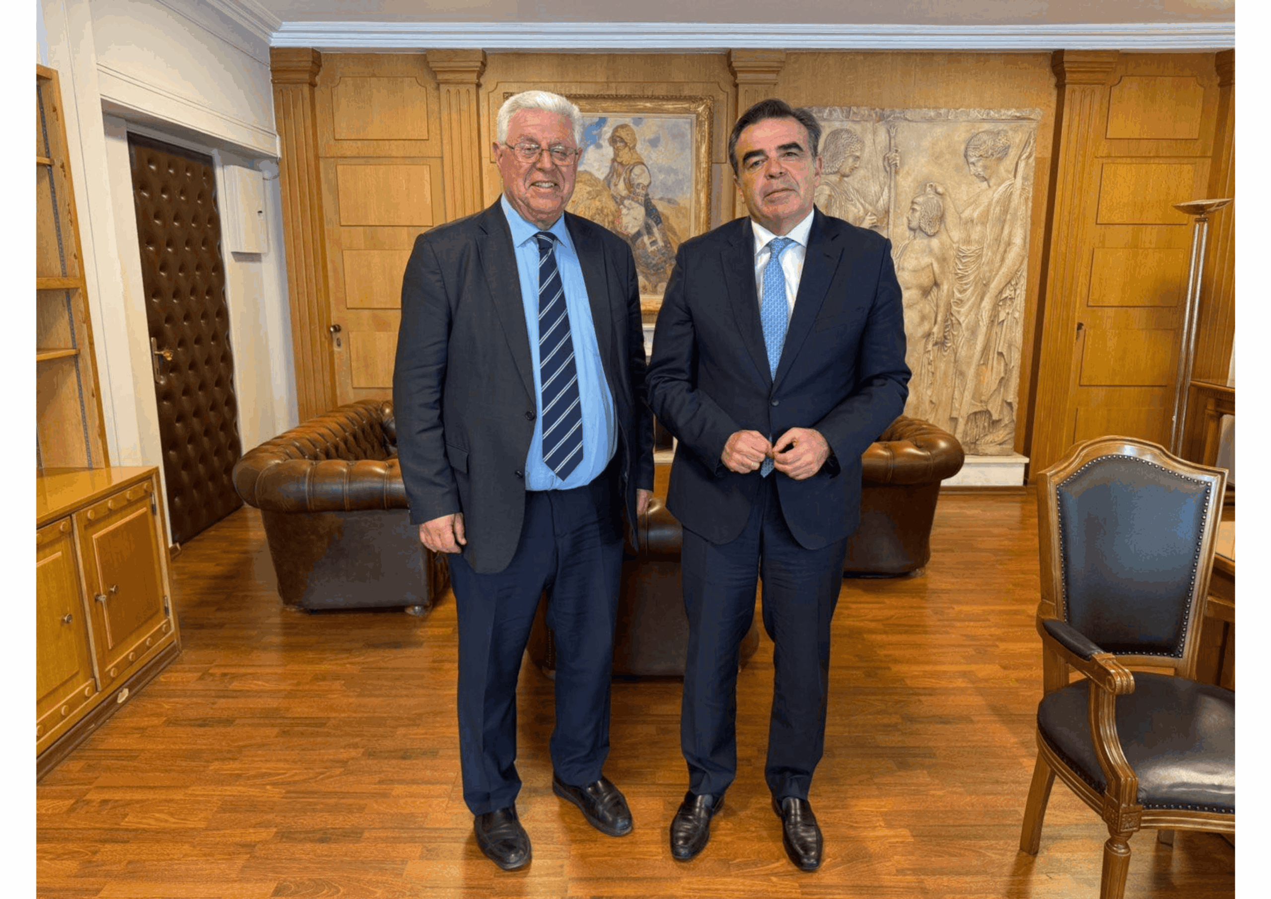 Ο Γιάννης Πασχαλίδης σε συνάντηση με τον Υπουργό Αγροτικής Ανάπτυξης και Τροφίμων Μαργαρίτη Σχοινά