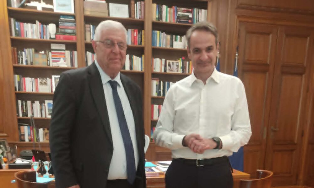 Γιάννης Πασχαλίδης – Συνάντηση με τον Πρωθυπουργό Κυριάκο Μητσοτάκη στο Μέγαρο Μαξίμου