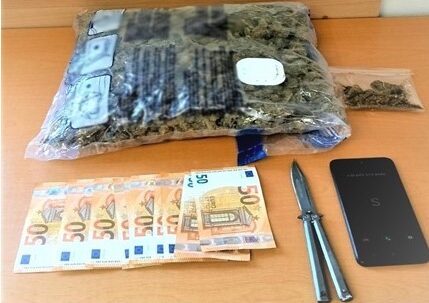 Θάσος-σύλληψη Έλληνα για κάνναβη και μαχαίρι από το Αστυνομικό Τμήμα Θάσου