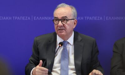 Ο αναπληρωτής υπουργός Εθνικής Οικονομίας και Οικονομικών Νίκος Παπαθανάσης κατά την παρουσίαση του Εθνικού Προγράμματος Ανάπτυξης 2026-2030.