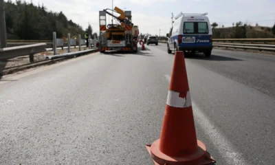Εργασίες τοποθέτησης στηθαίων ασφαλείας στην Εθνική Οδό Θεσσαλονίκης – Καβάλας