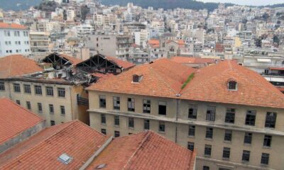 Κατάρρευση τμήματος της σκεπής παλιάς καπναποθήκης στο συγκρότημα πρώην ΣΕΚΕ στην Καβάλα