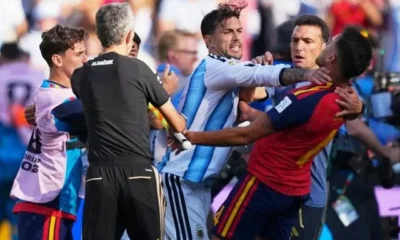 Ένταση μεταξύ των ποδοσφαιριστών της Ισπανίας και της Αργεντινής μετά τον τελικό του Μουντιάλ 2026