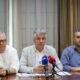 Ο Περιφερειάρχης Ανατολικής Μακεδονίας και Θράκης Χριστόδουλος Τοψίδης κατά την παρουσίαση του απολογισμού στην Περιφερειακή Ενότητα Καβάλας.